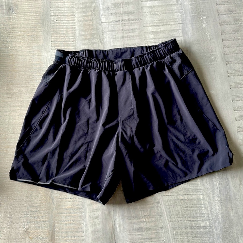 lululemon athletica Black Surge Shorts Lined